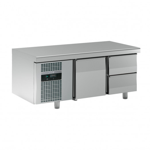 Sagi KSA2M Low level fridge counter - 2 drawers