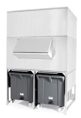 Brema DRB1200 - Ice storage bin with 2 mobile bins