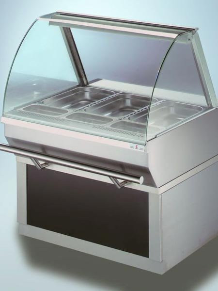 Ubert Classicline DKT Countertop or Floorstanding Serve over refrigerated display