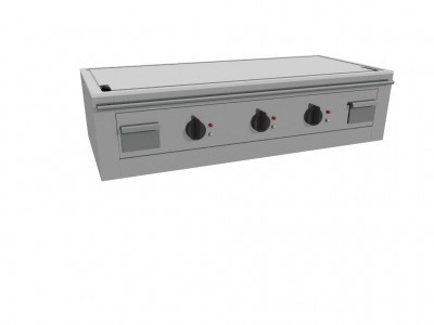 Casta TEP3B/160E Electric Teppanyaki Griddle - 3 Heating zones