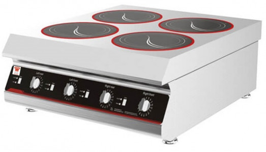 Chefsrange GXIH4-3/RT   70 LINE Counter top 4 Ring Induction hob - 4 x 3kw power