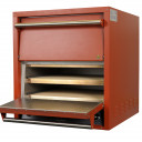 Italforni IT2+2/R  Rustic Finish - Twin Door pizza oven with 4 cooking decks - 4 x 20" pizza capacity