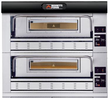 Moretti Forni P110GA/2 - Twin Deck gas pizza/bakery oven - 2 + 2 Tray