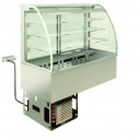 Emainox Elegance 8046528HC 2 x 1/1gn Drop In 3 tier Refrigerated Display + Dolewell base - Operator serve