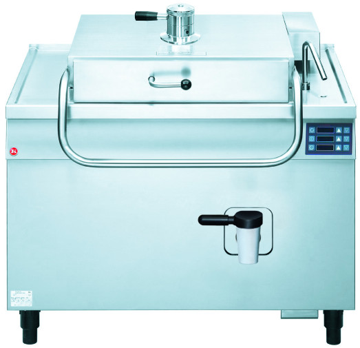Palux FEP241 - 100 Ltr Static Electric pressure bratt pan with Touchscreen programmable controls