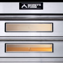 Moretti IDD105.65  Twin deck electric pizza oven - 12 x 12" Pizzas with Electronic controls