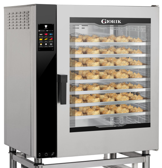Giorik Movair NMTG10W-R 10 rack Gas Combi/Bake off oven with wash system
