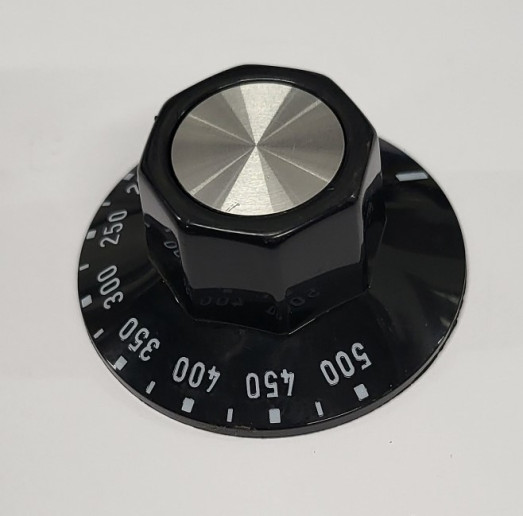 Italforni  81229004 EK4+44 Black Thermostat control knob