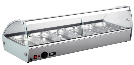 Chefsrange RTR6 - 6 x 1/3gn  Counter top  Heated display