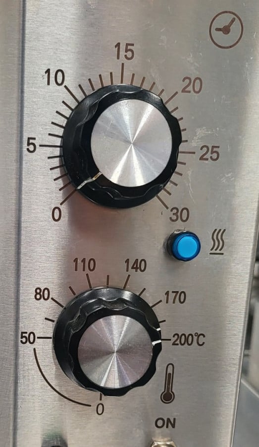 Chefsrange  ECE16 Timer + Temperature control knob